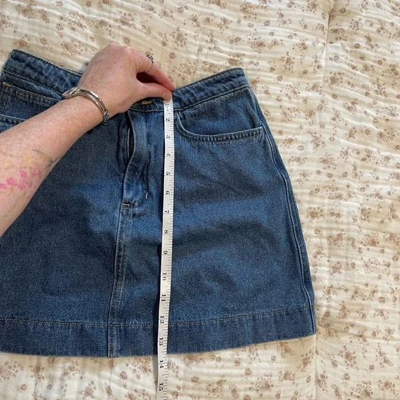 American Apparel Denim Women's Skirt - Picture 6 of 6